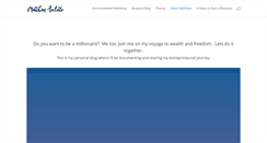 Desktop Screenshot of matthewaudette.com